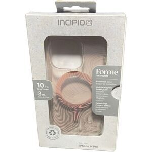 iPhone 14 Pro Case MagSafe Incipio Forme Pink Topographic Protective Cover